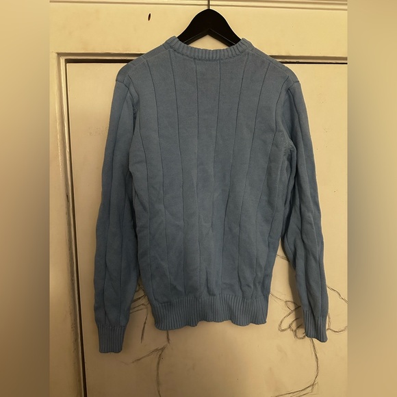 US Polo Assn Blue Cable Knit Sweater - Picture 2 of 3